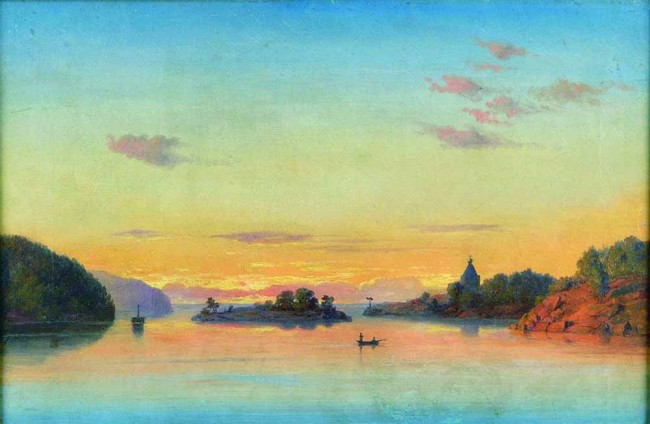 Сочинение по картине: Клодт - "Вид озера Лаатокка"