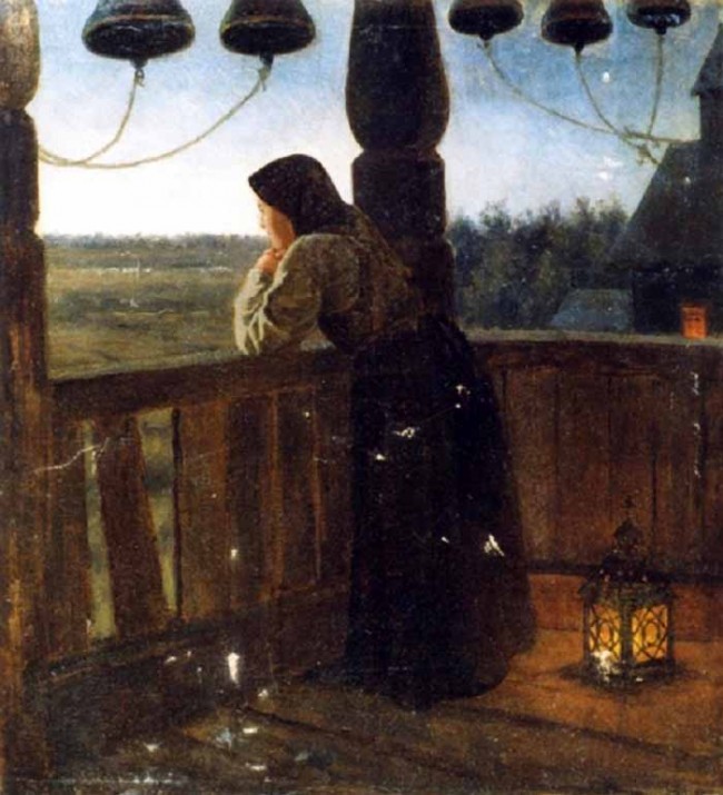 Сочинение по картине: Клодт - "Девушка на колокольне"