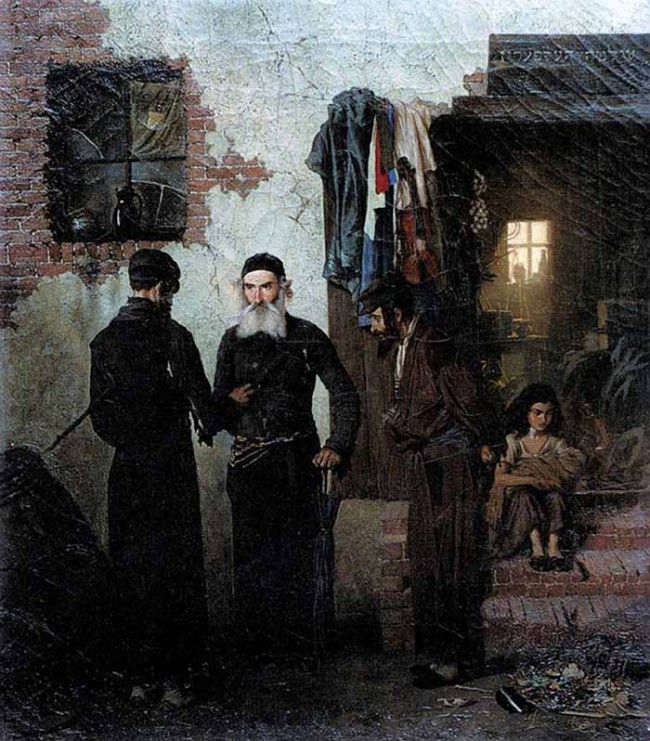 Сочинение по картине: Клодт - "Виленские евреи"