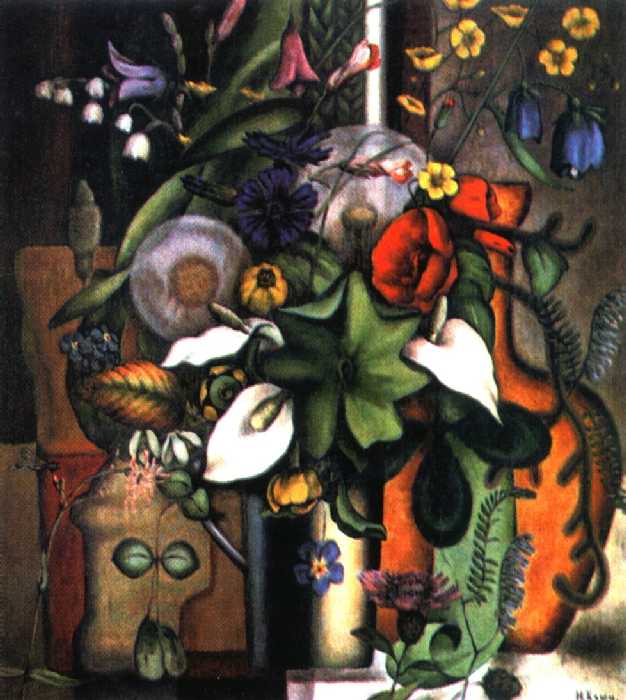Сочинение по картине: Клюн - "Натюрморт с цветами и кувшином"