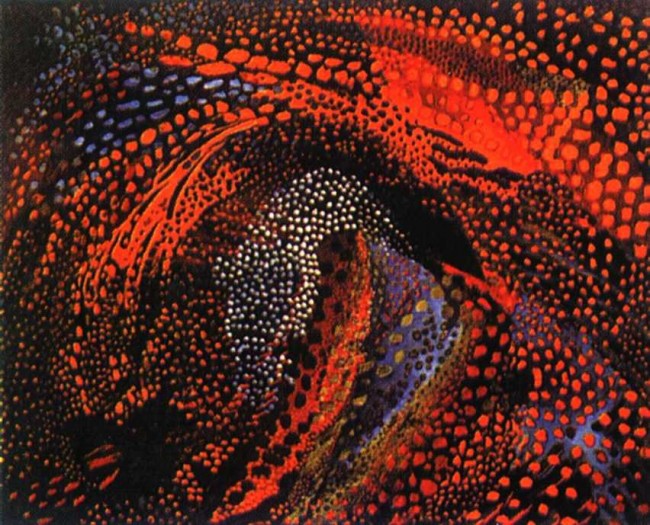 Сочинение по картине: Клюн - "Сферическая беспредметная композиция"