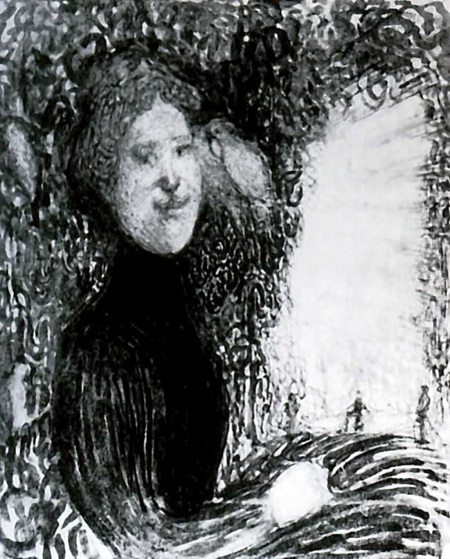 Сочинение по картине: Кнабе - "Иллюстрация для журнала «Золотое Руно»"