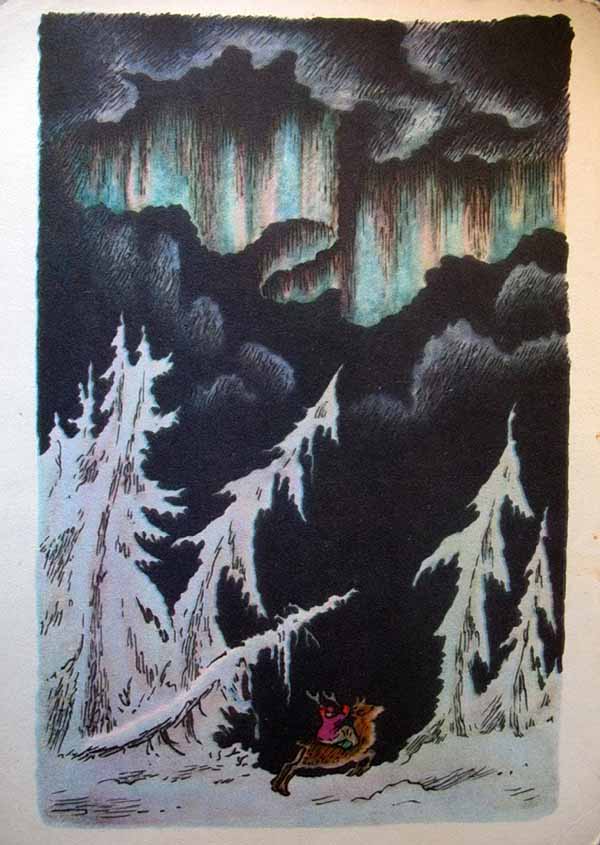 Сочинение по картине: Конашевич - "Снежная кролева"