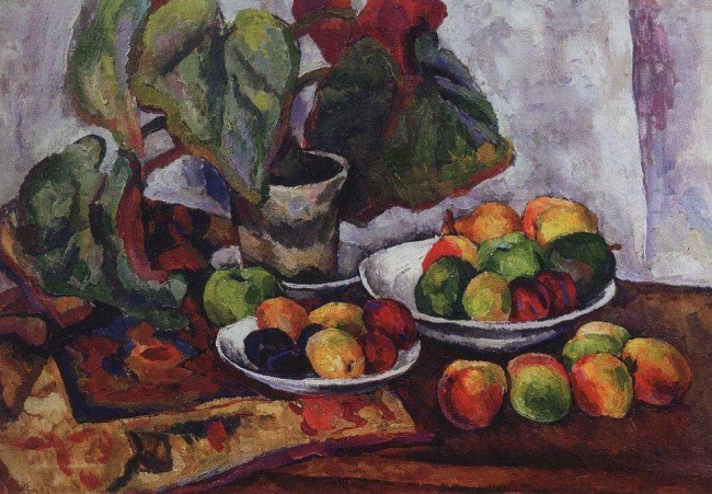 Сочинение по картине: Кончаловский - "Натюрморт с бегонией"