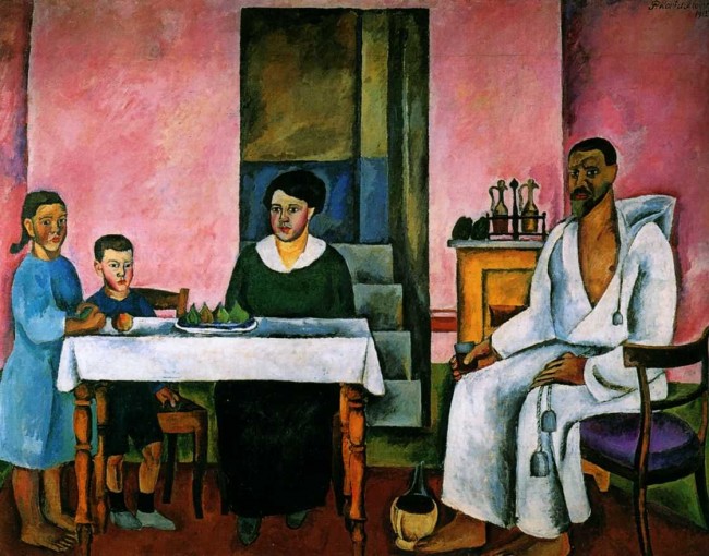 Сочинение по картине: Кончаловский - "Семейный портрет (сиенский)"