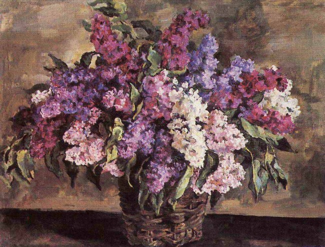 Сочинение по картине: Кончаловский - "Сирень в корзине (Героическая)" Сочинение по картине: Кончаловский - "Сирень в корзине (Героическая)"