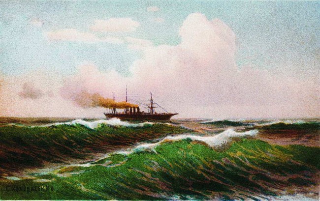 Сочинение по картине: Кондратенко - "Добрый вестник"