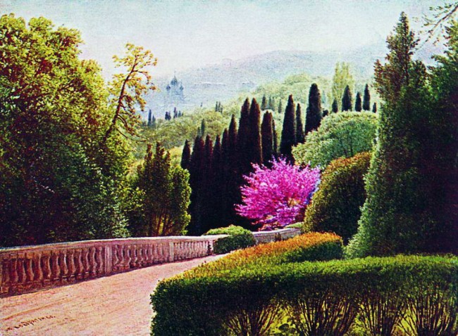 Сочинение по картине: Кондратенко - "Дорога в Алупку"