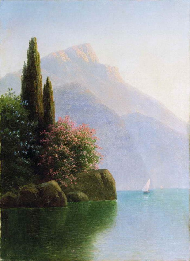 Сочинение по картине: Кондратенко - "Морской пейзаж. Крымский берег"