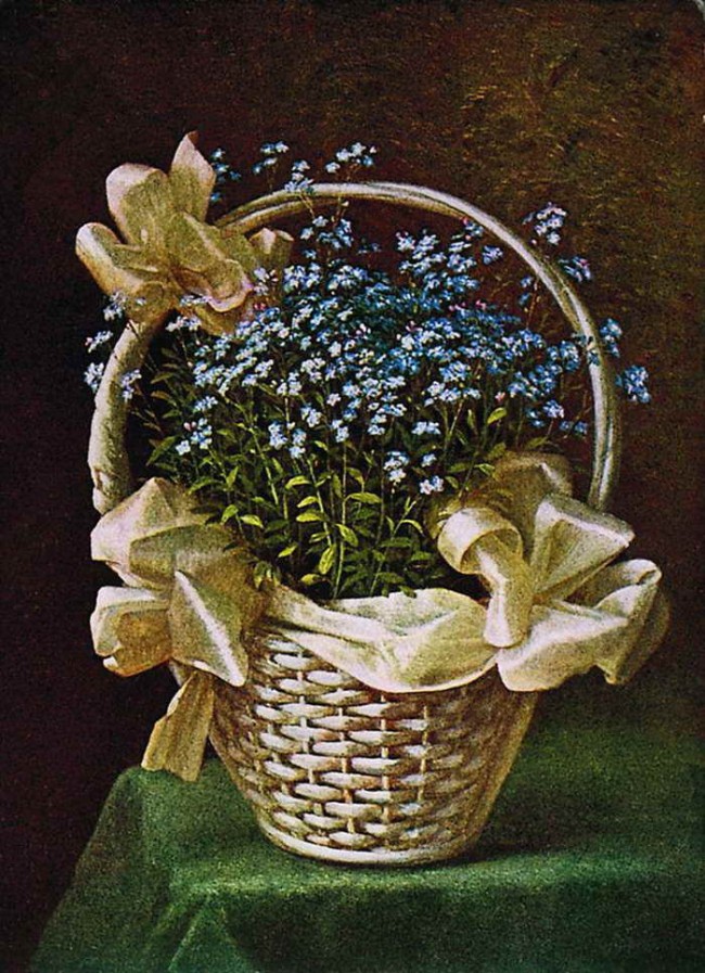 Сочинение по картине: Кондратенко - "Незабудки"