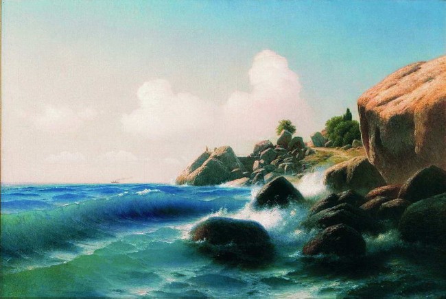 Сочинение по картине: Кондратенко - "Штормит"