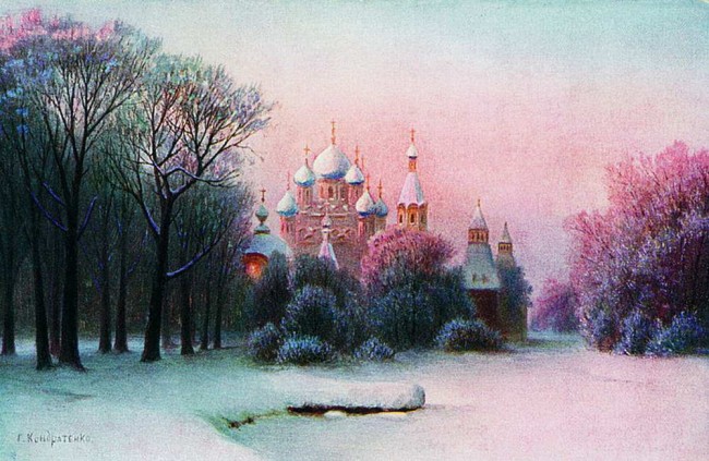 Сочинение по картине: Кондратенко - "Тихая обитель"