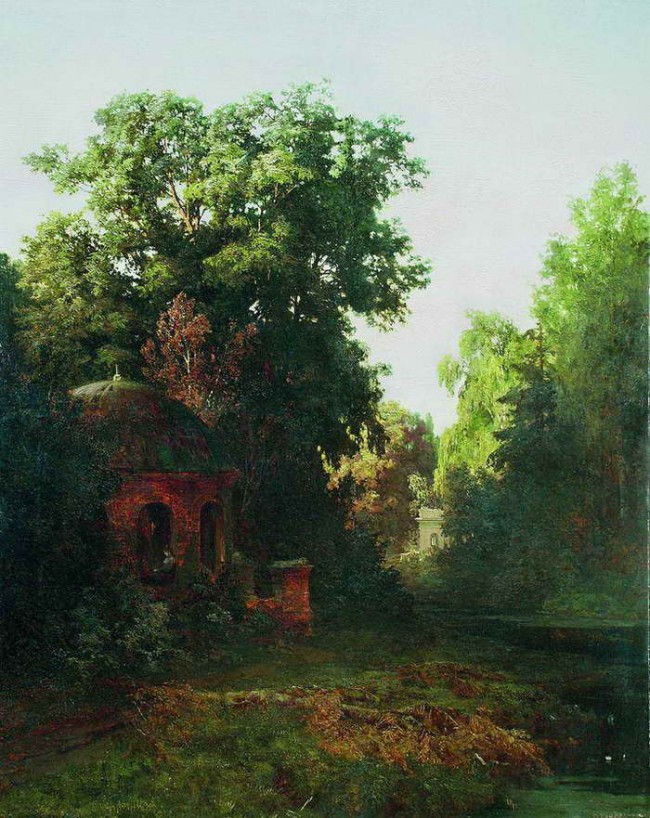 Сочинение по картине: Кондратенко - "В старом парке"