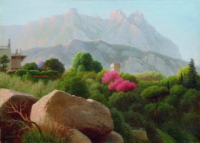 Сочинение по картине: Кондратенко - "Вид Алупки" Сочинение по картине: Кондратенко - "Вид Алупки"