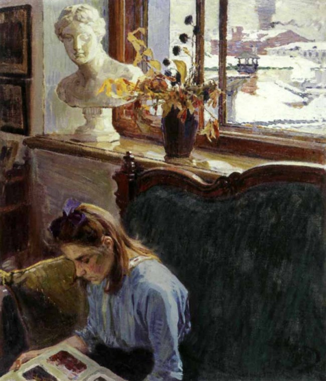 Сочинение по картине: Корин - "Окно"