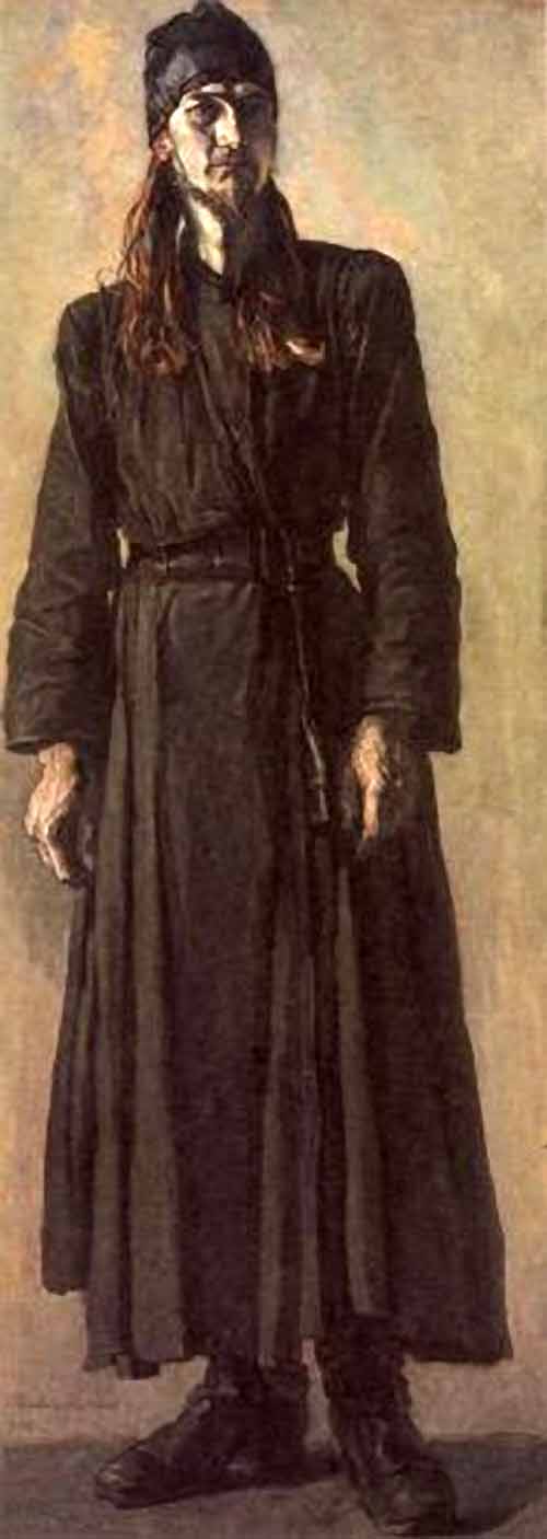 Сочинение по картине: Корин - "Молодой иеромонах. Отец Федор"