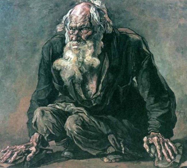 Сочинение по картине: Корин - "Нищий"