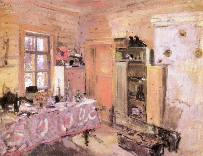 Сочинение по картине: Коровин - "Интерьер Охтино"
