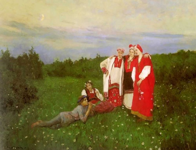 Сочинение по картине: Коровин - "Северная идиллия"