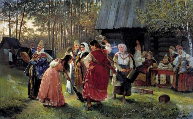 Сочинение по картине: Корзухин - "Девичник"