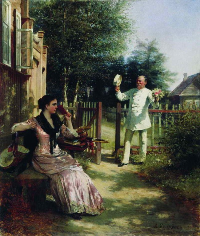 Сочинение по картине: Корзухин - "Надоел"