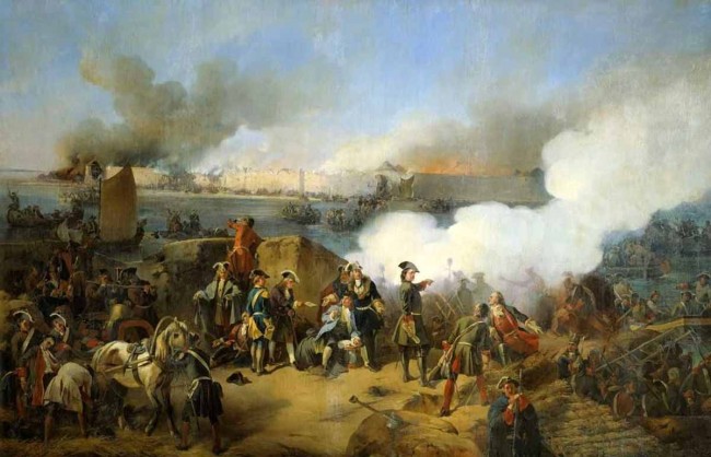 Сочинение по картине: Коцебу - "Штурм крепости Нотебург 11 октября 1702 года"