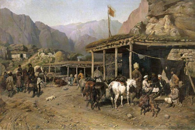 Сочинение по картине: Ковалевский - "Привал кавалеристов" Сочинение по картине: Ковалевский - "Привал кавалеристов"