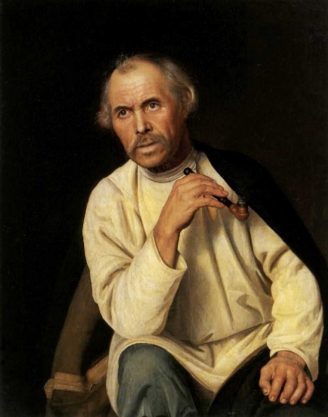 Сочинение по картине: Кожевников - "Старик с трубкой"