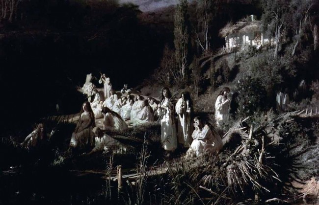 Сочинение по картине: Крамской - "Майская ночь"