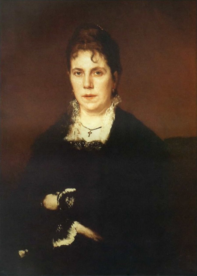 Сочинение по картине: Крамской - "Портрет С.Крамской, жены художника"