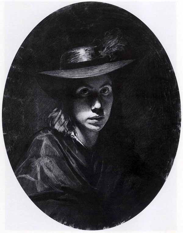 Сочинение по картине: Крамской - "Портрет С.Н.Крамской в шляпе"