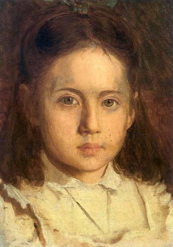 Сочинение по картине: Крамской - "Портрет Сони Крамской, дочери художника"