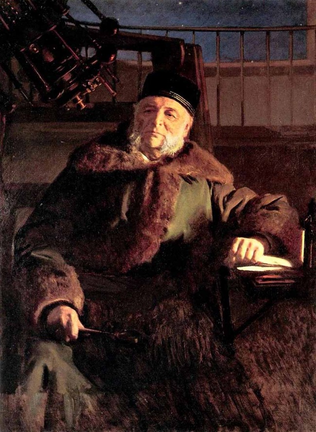 Сочинение по картине: Крамской - "Портрет астронома О.В.Струве, директора Пулковской обсерватории"