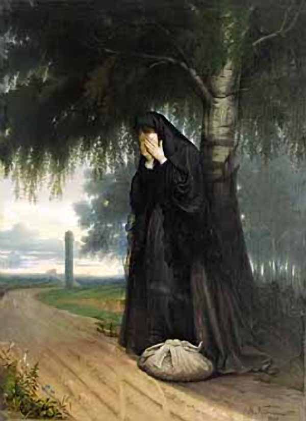 Сочинение по картине: Красносельский - "Покинутая"