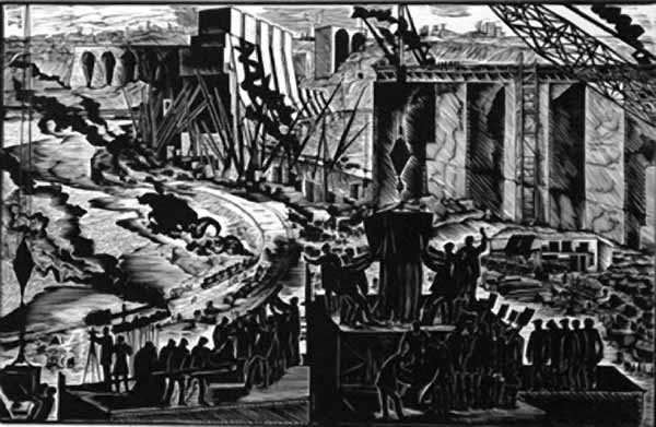 Сочинение по картине: Кравченко - "Днепрострой"