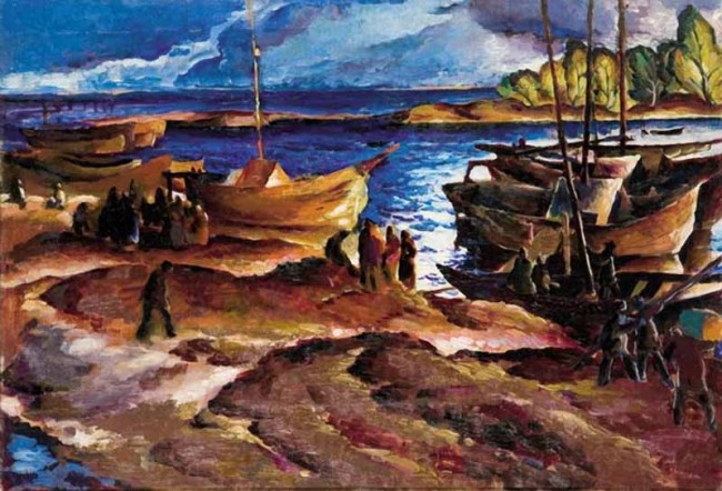 Сочинение по картине: Кравченко - "Рыбницы на Волге"