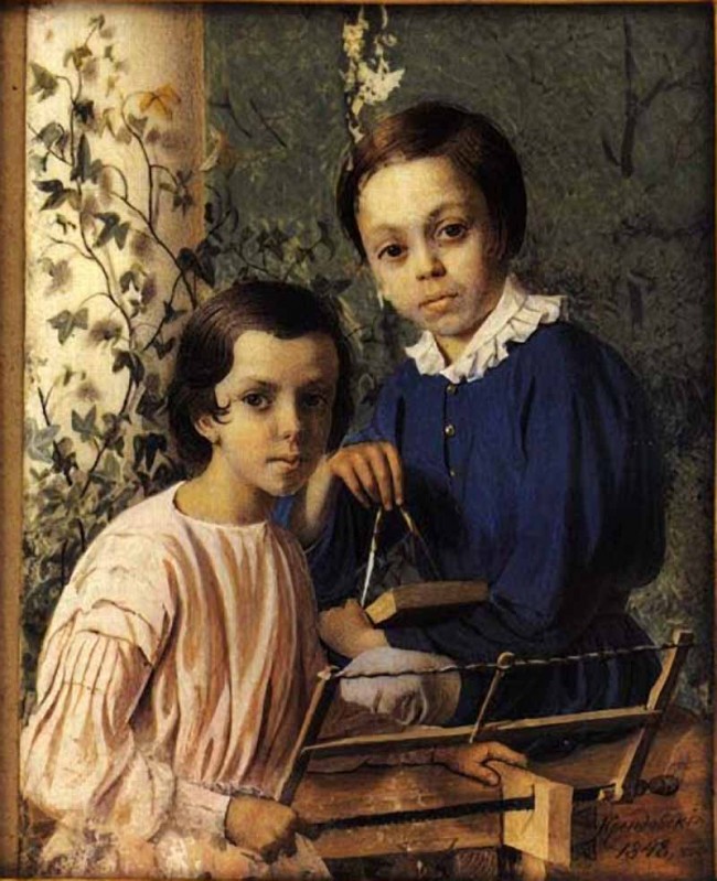 Сочинение по картине: Крендовский - "Капнист Петр и Павел"