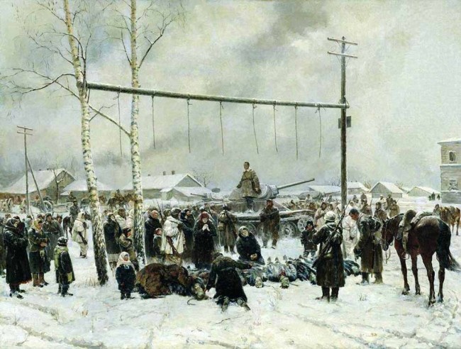 Сочинение по картине: Кривоногов - "Не забудем, не простим"