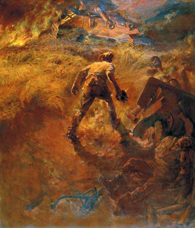 Сочинение по картине: Кривоногов - "Поединок"