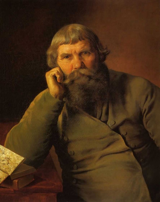 Сочинение по картине: Крылов - "Портрет купца"