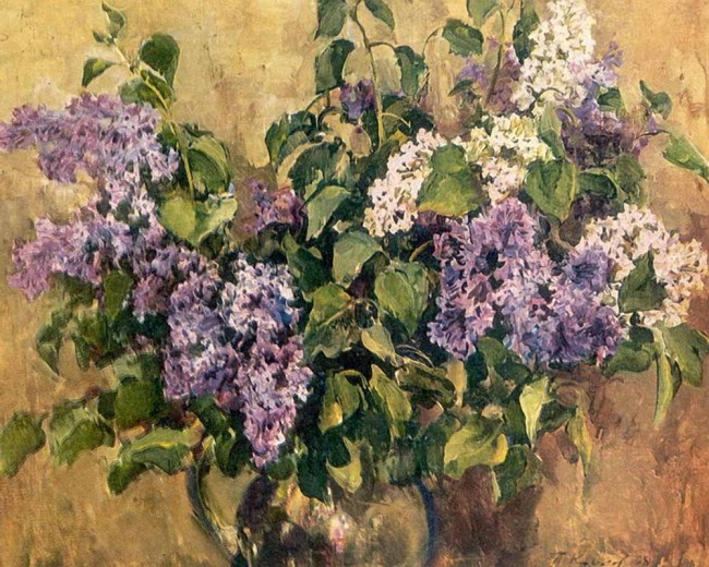 Сочинение по картине: Крылов - "Сирень"
