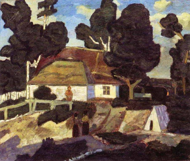 Сочинение по картине: Крымов - "К вечеру"