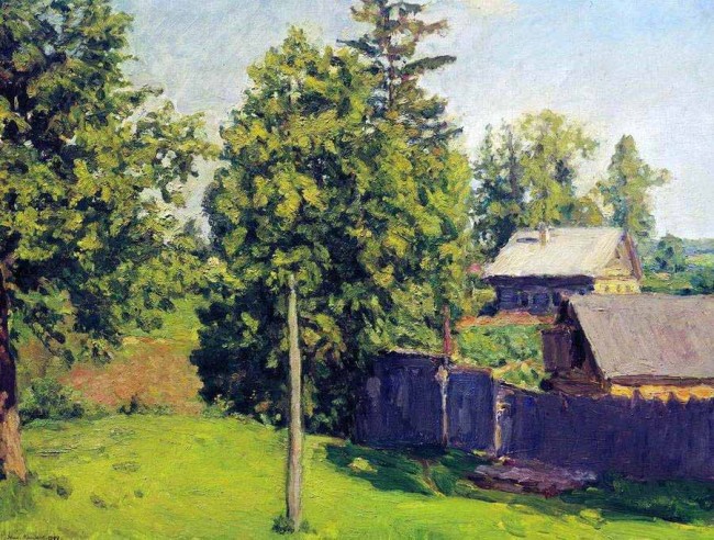 Сочинение по картине: Крымов - "Когда цветут липы"