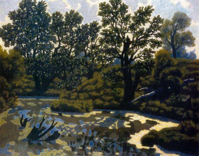 Сочинение по картине: Крымов - "Пейзаж с прудом"