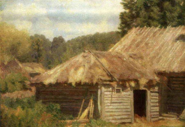 Сочинение по картине: Крымов - "Сарай"