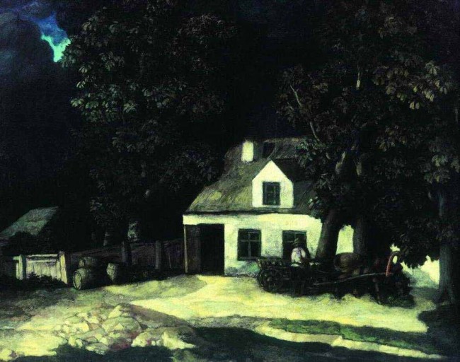 Сочинение по картине: Крымов - "Туча"