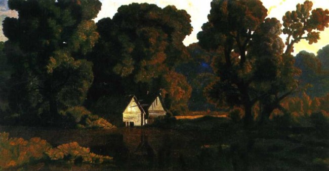 Сочинение по картине: Крымов - "Водяные мельницы"