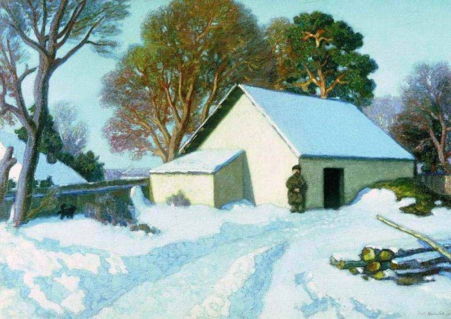 Сочинение по картине: Крымов - "Зимний день"