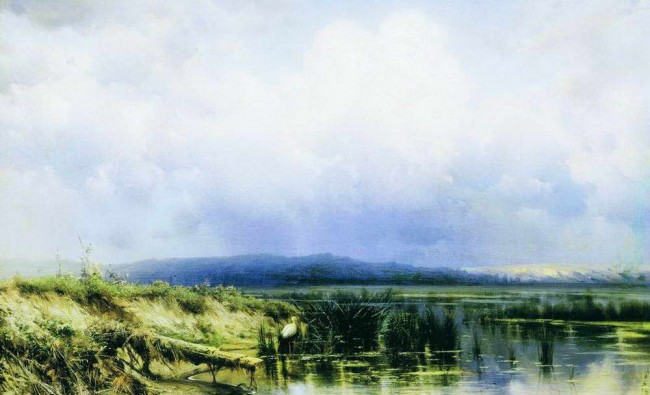 Сочинение по картине: Крыжицкий - "Гроза собирается"