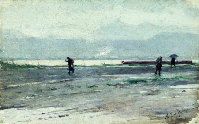 Сочинение по картине: Крыжицкий - "Странники"